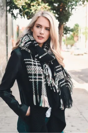 Frayed Tartan Plaid Scarf (3 colors)