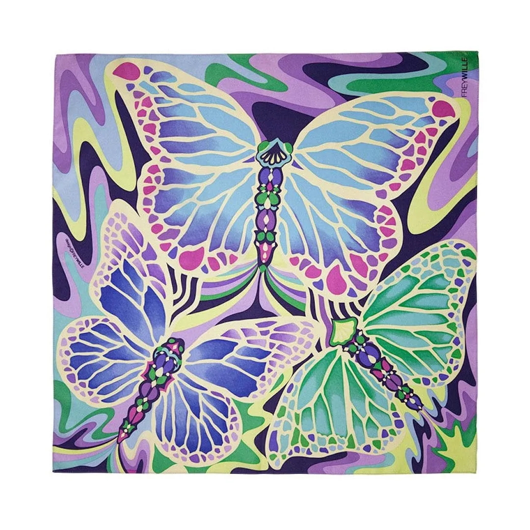 Frey Wille Mucha Papillon Gavroche Silk Scarf