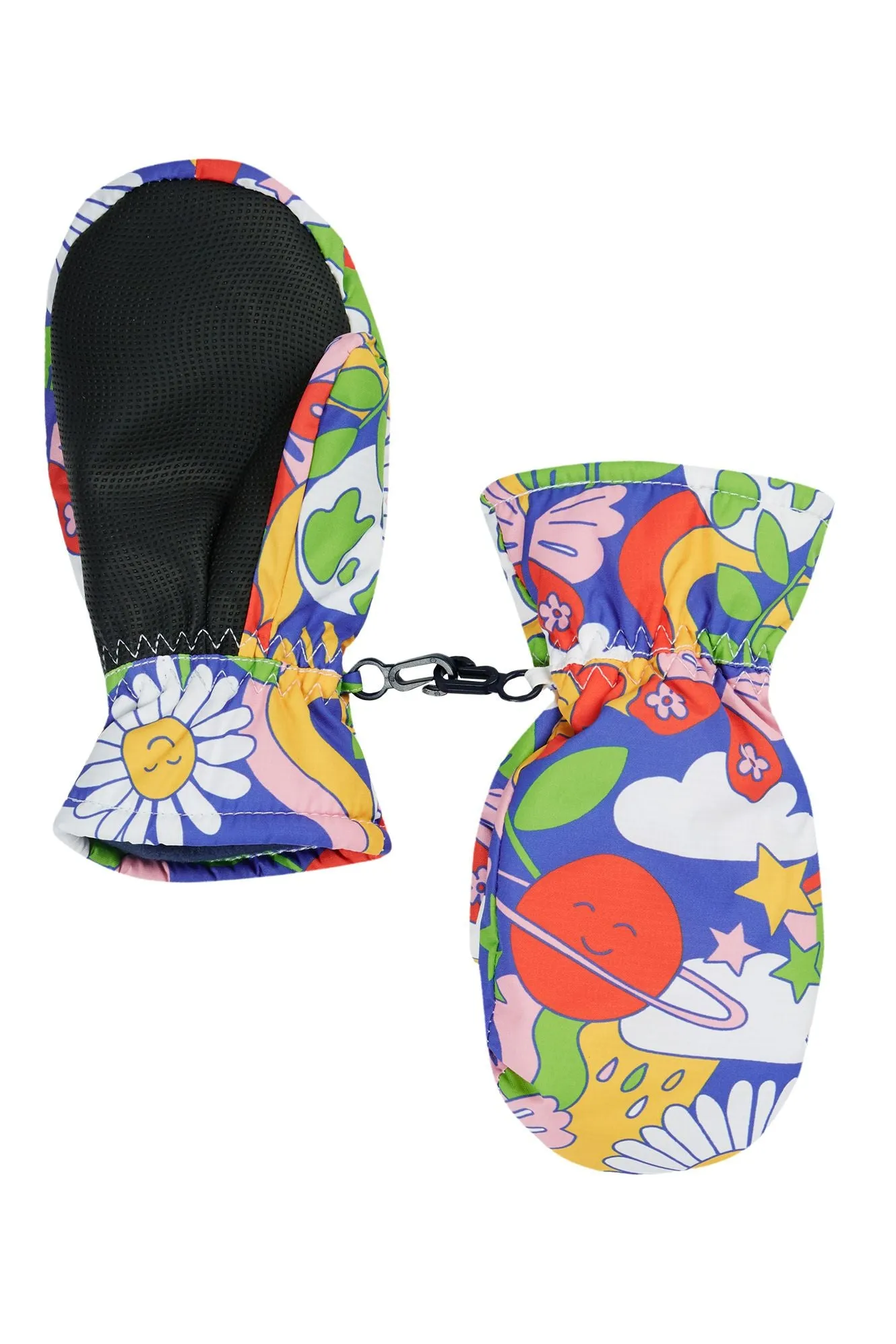 Frugi Snow And Ski Mittens Retro Happy 500033A4rtrh