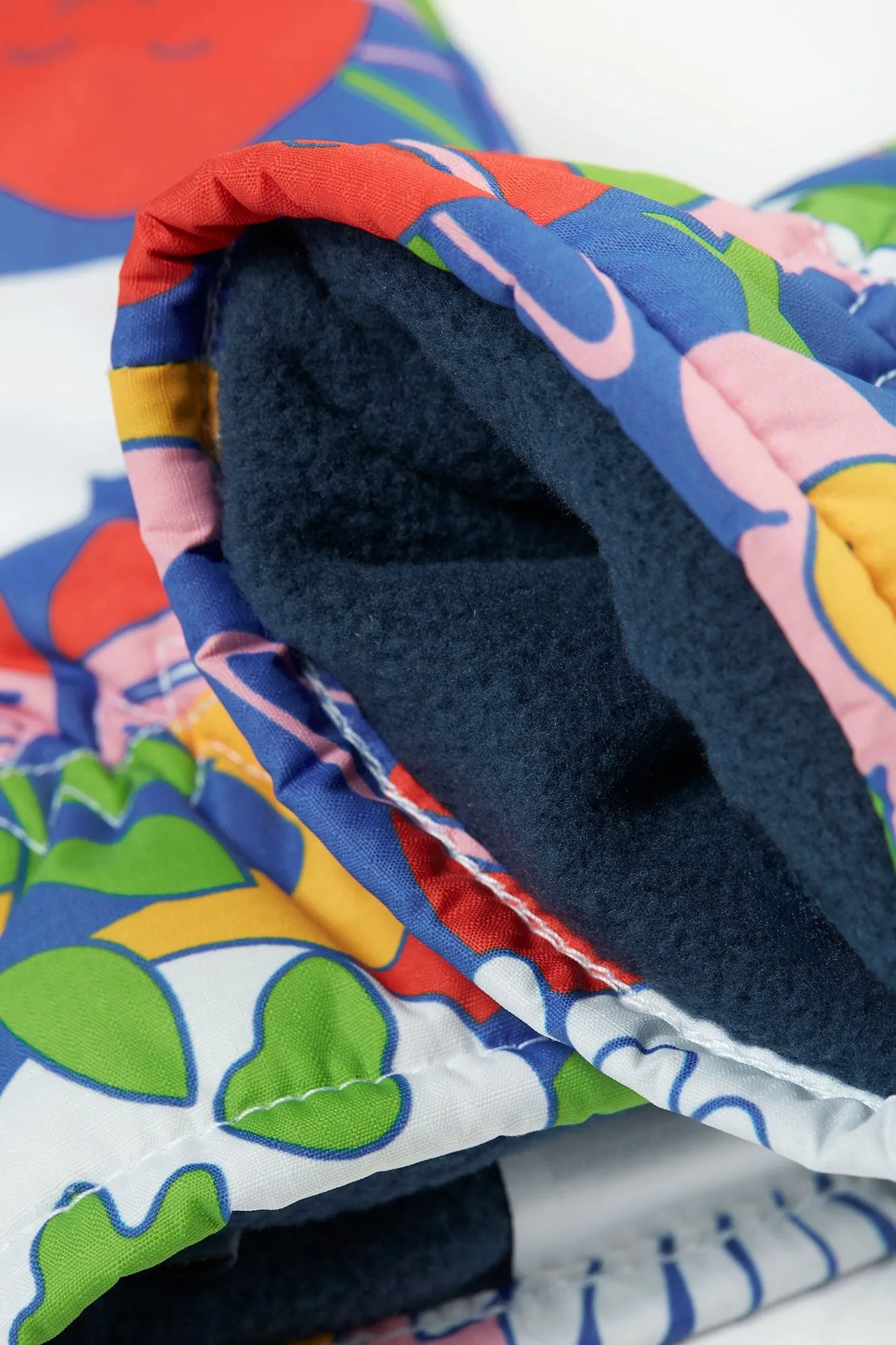 Frugi Snow And Ski Mittens Retro Happy 500033A4rtrh