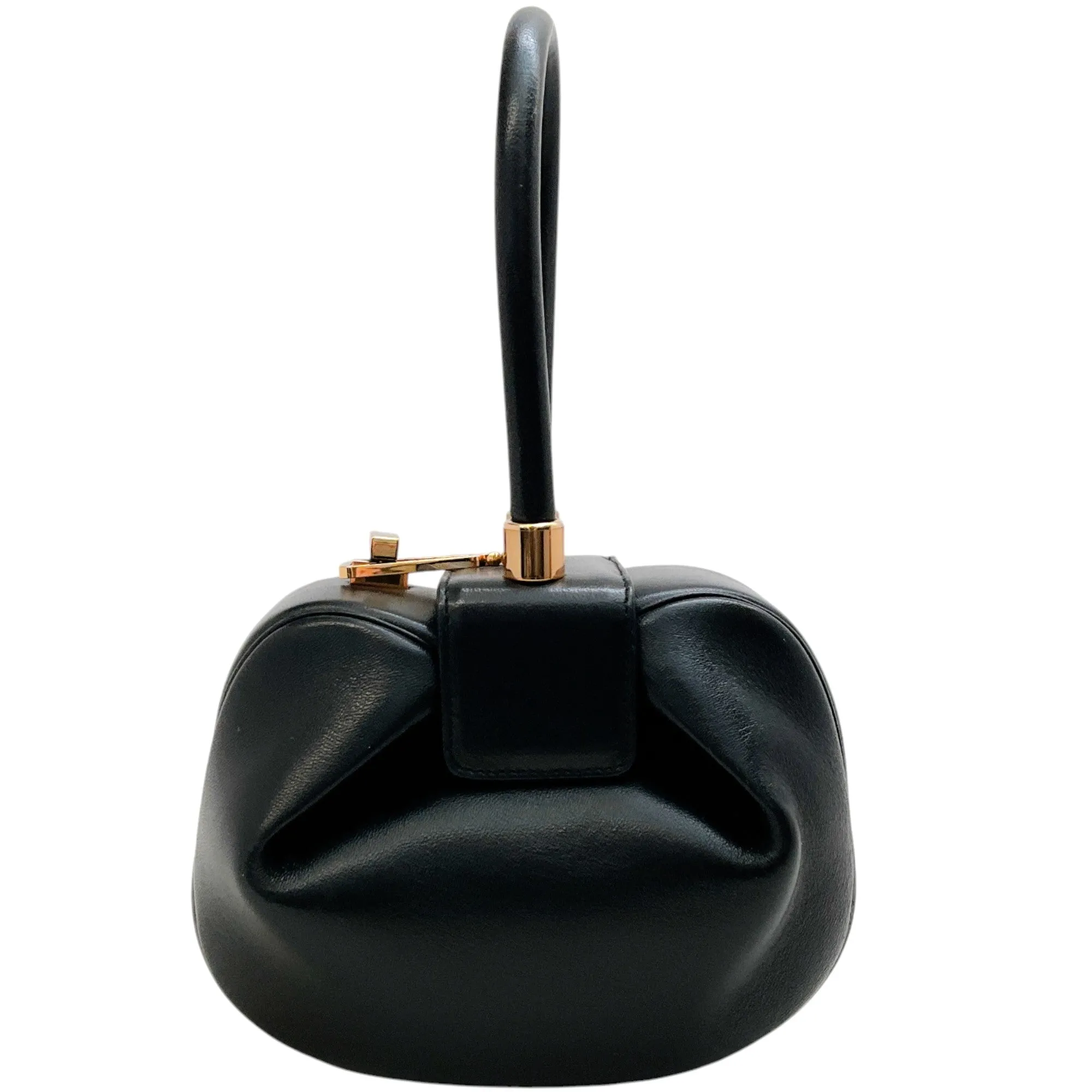 Gabriela Hearst Black Nappa Leather Demi Bag