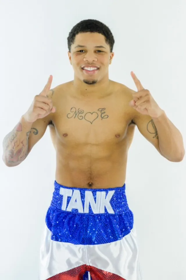 Gervonta "TANK" Davis autographed all white Reyes Rare autographed boxing gloves JSA