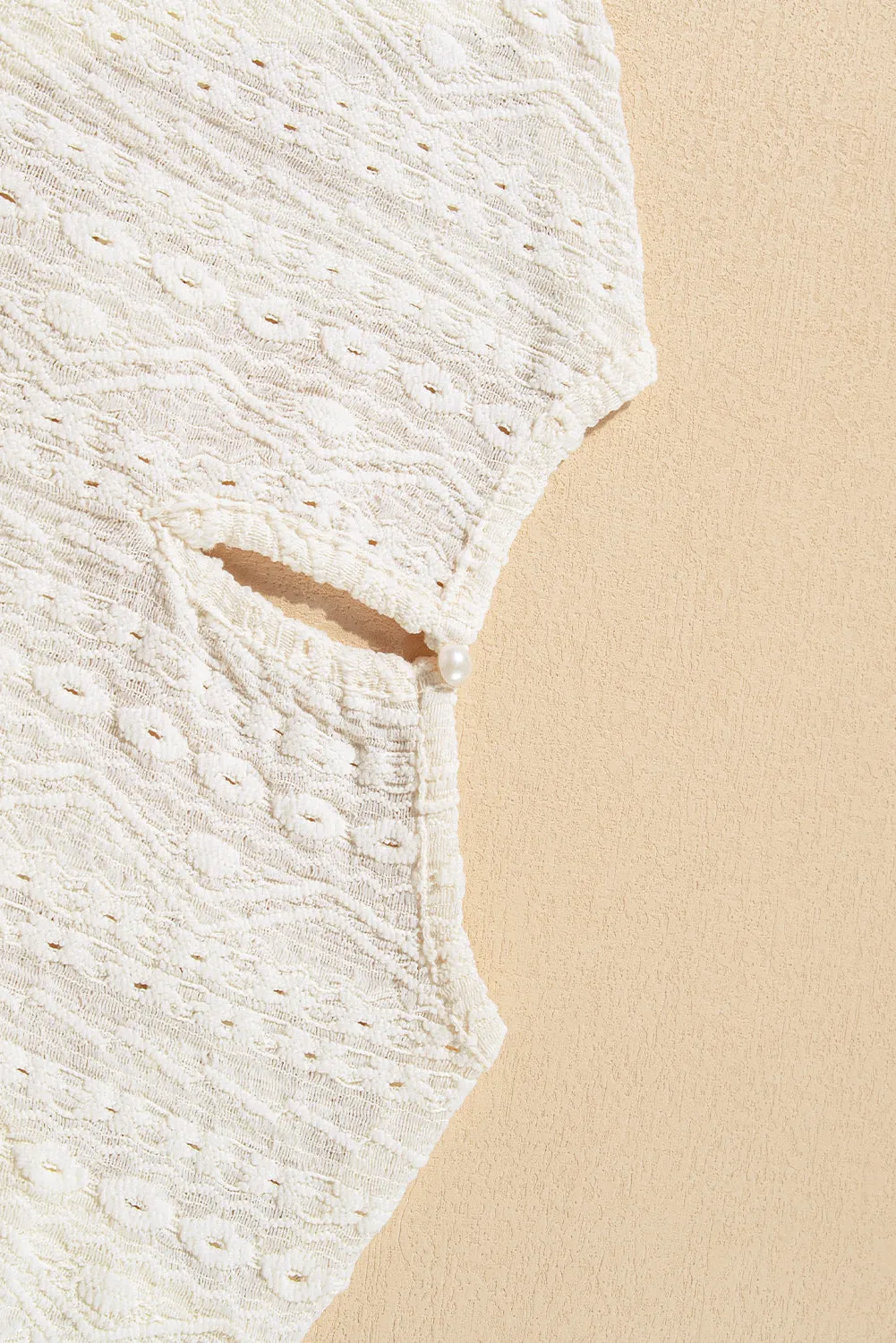 Guipure Lace Crochet Tank Top