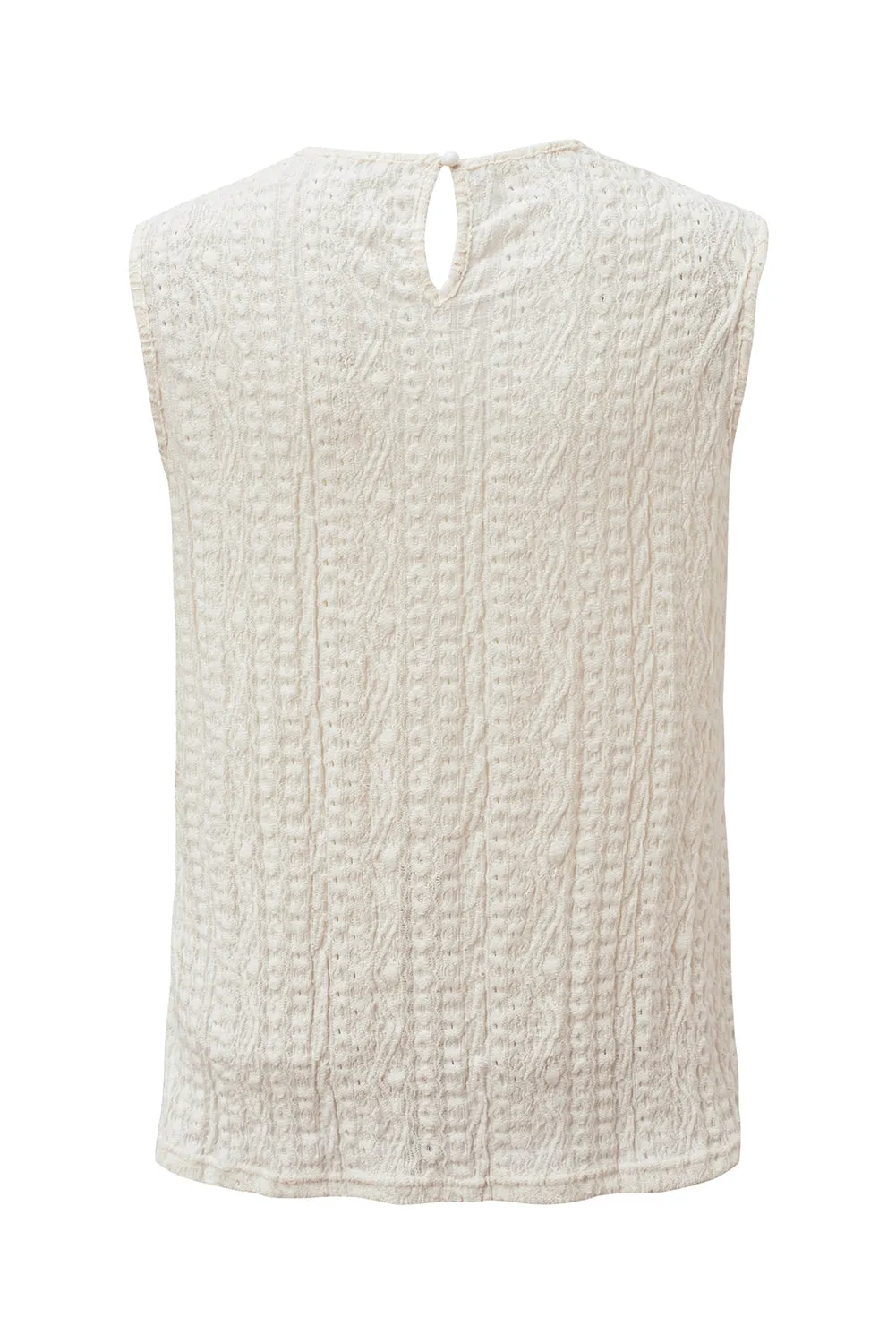 Guipure Lace Crochet Tank Top