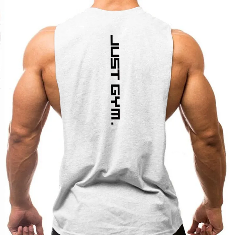 Gym Hooded Tank Top Men Brand Clothing Cotton Bodybuilding Hoodie Vest Workout Singlets Fitness Sleeveless Shirt