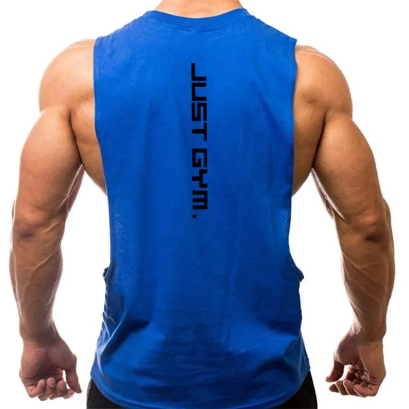 Gym Hooded Tank Top Men Brand Clothing Cotton Bodybuilding Hoodie Vest Workout Singlets Fitness Sleeveless Shirt