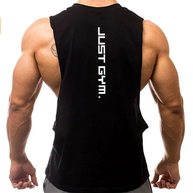 Gym Hooded Tank Top Men Brand Clothing Cotton Bodybuilding Hoodie Vest Workout Singlets Fitness Sleeveless Shirt