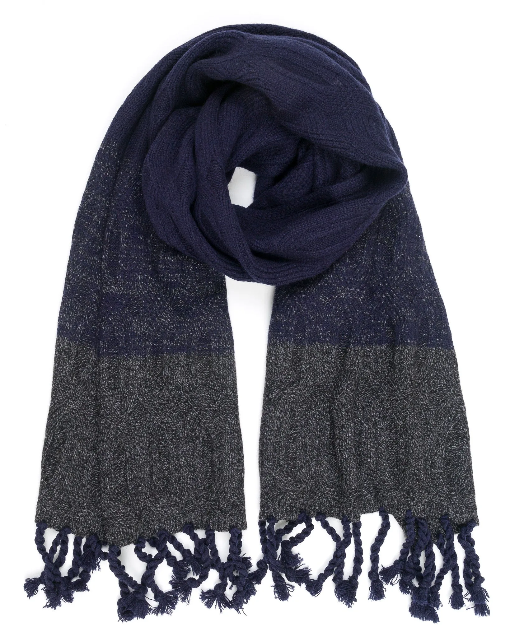 Hale Cable Ombre Scarf
