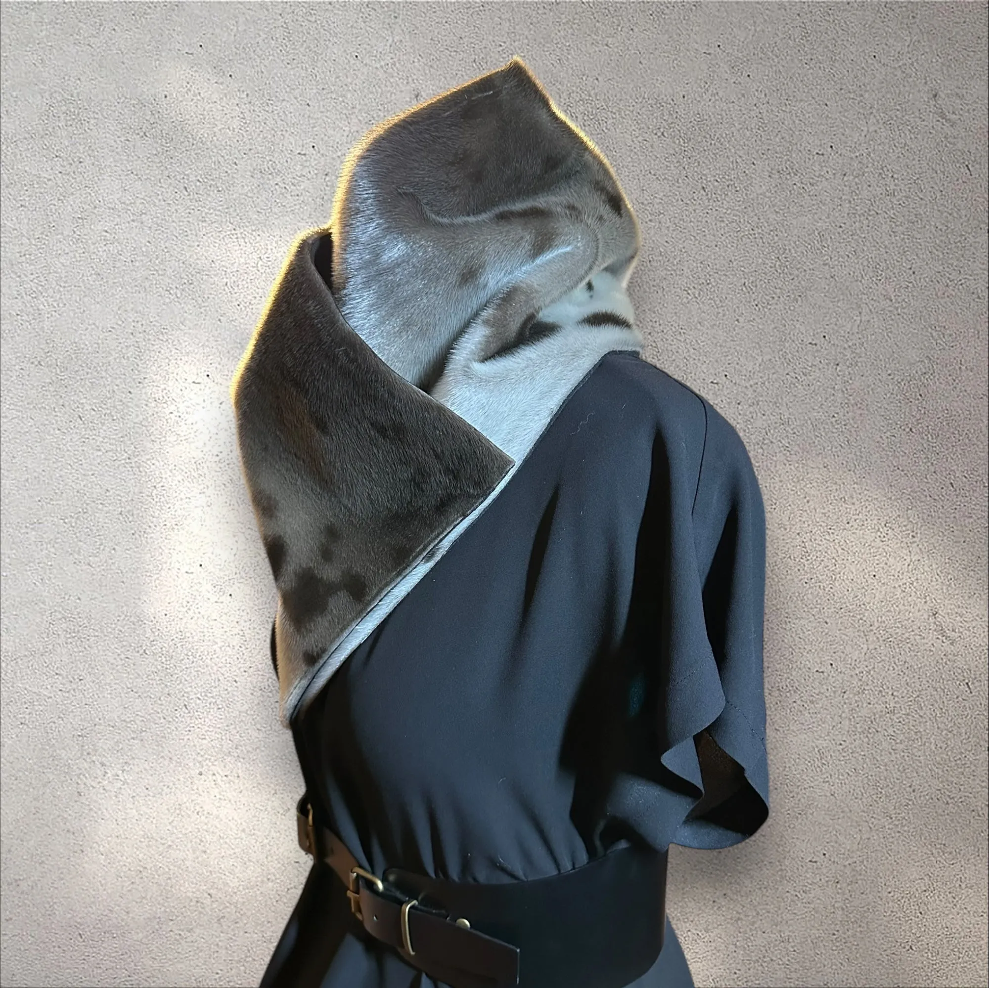 Harp Seal Fur Scarf (Natural)