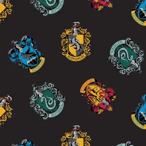 Harry Potter - School Crest Toss - Fleece - 1/2 Metre