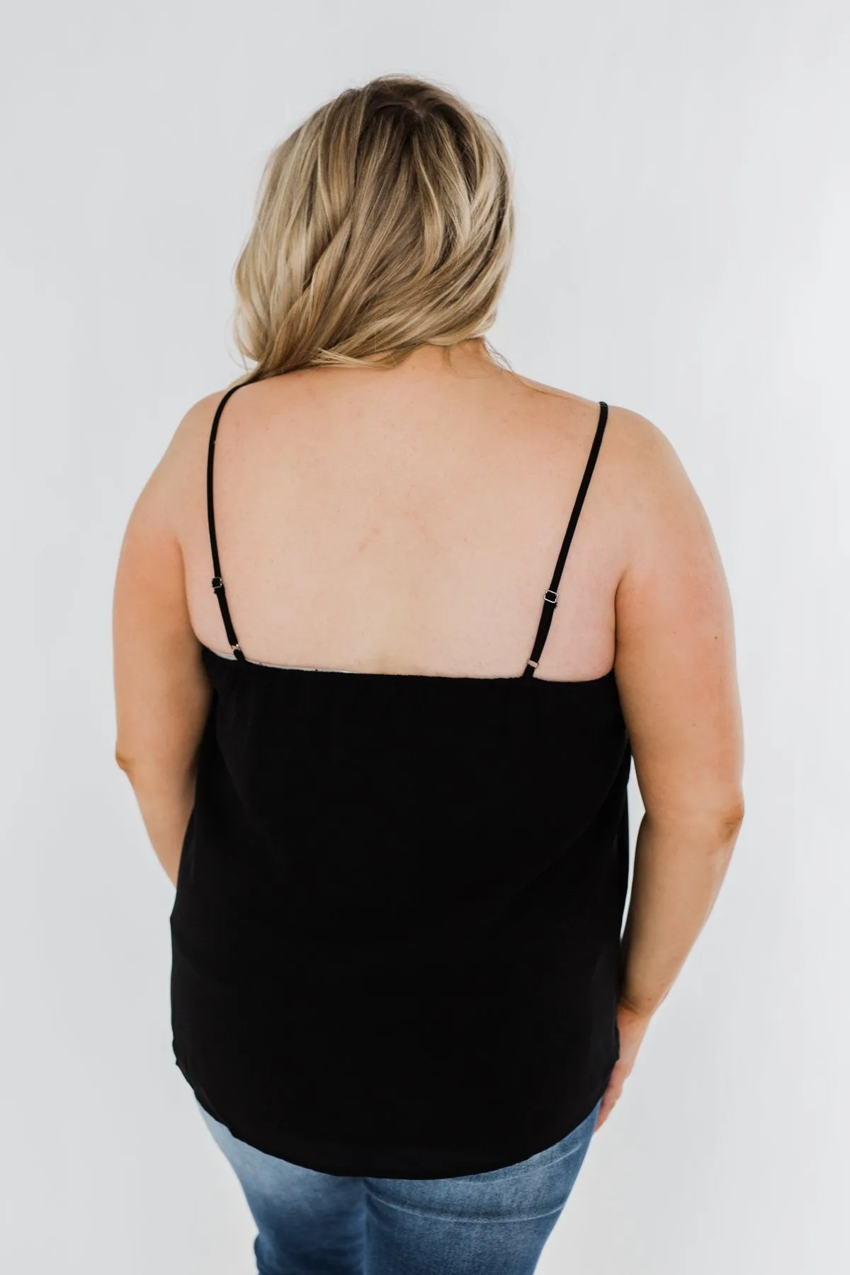 Have Me Hypnotized Tank Top- Black
