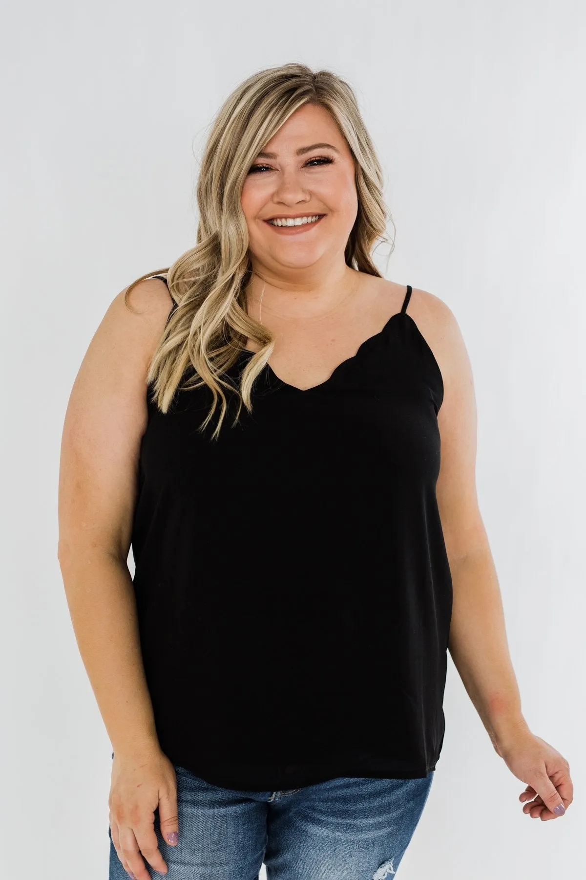 Have Me Hypnotized Tank Top- Black
