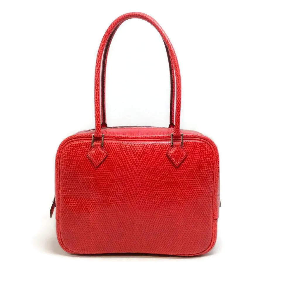 Hermès Plume 20 2006 Rouge Veranus Niloticus Satchel