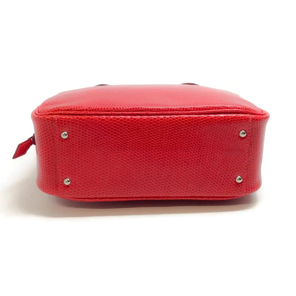 Hermès Plume 20 2006 Rouge Veranus Niloticus Satchel