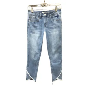 Hot Sale Women's Irregular Ninth Denim Pants Pencil Pants