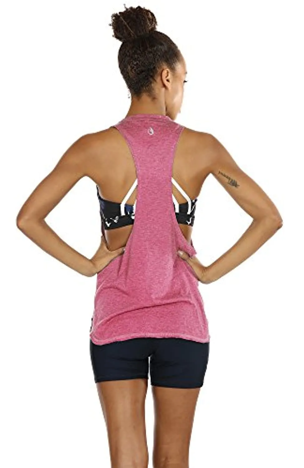 icyzone Workout Tank Tops for Women - Running Muscle Tank Sport Exercise Gym Yoga Tops Athletic Shirts(Pack of 3)