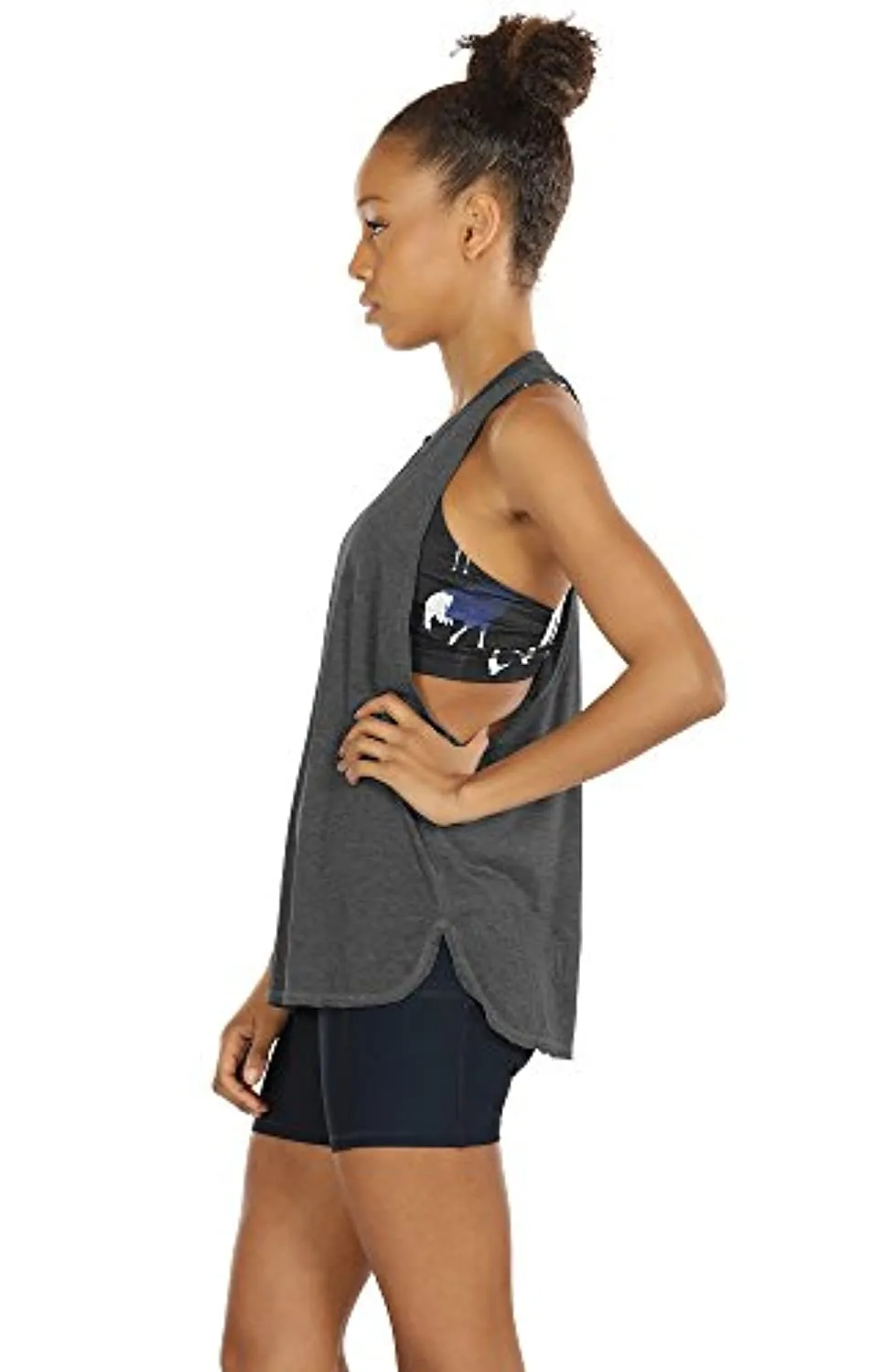 icyzone Workout Tank Tops for Women - Running Muscle Tank Sport Exercise Gym Yoga Tops Athletic Shirts(Pack of 3)