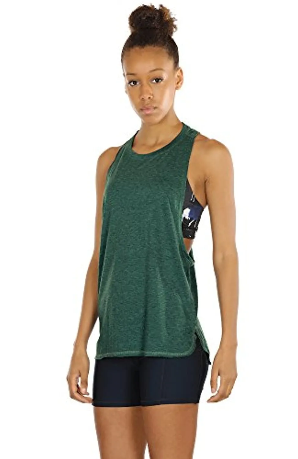 icyzone Workout Tank Tops for Women - Running Muscle Tank Sport Exercise Gym Yoga Tops Athletic Shirts(Pack of 3)