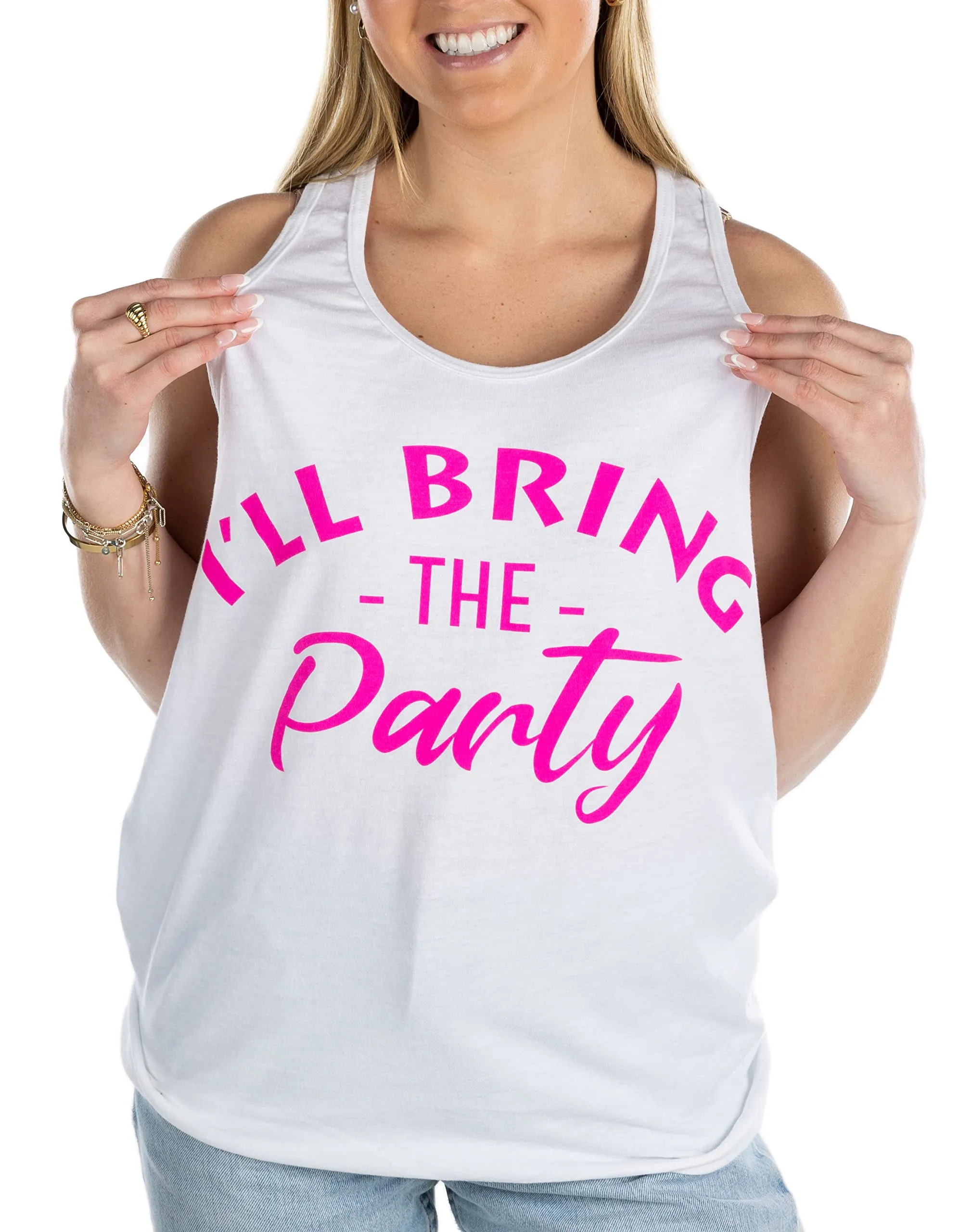 I'll Bring The Party Tank Top for Women by Funky Junque