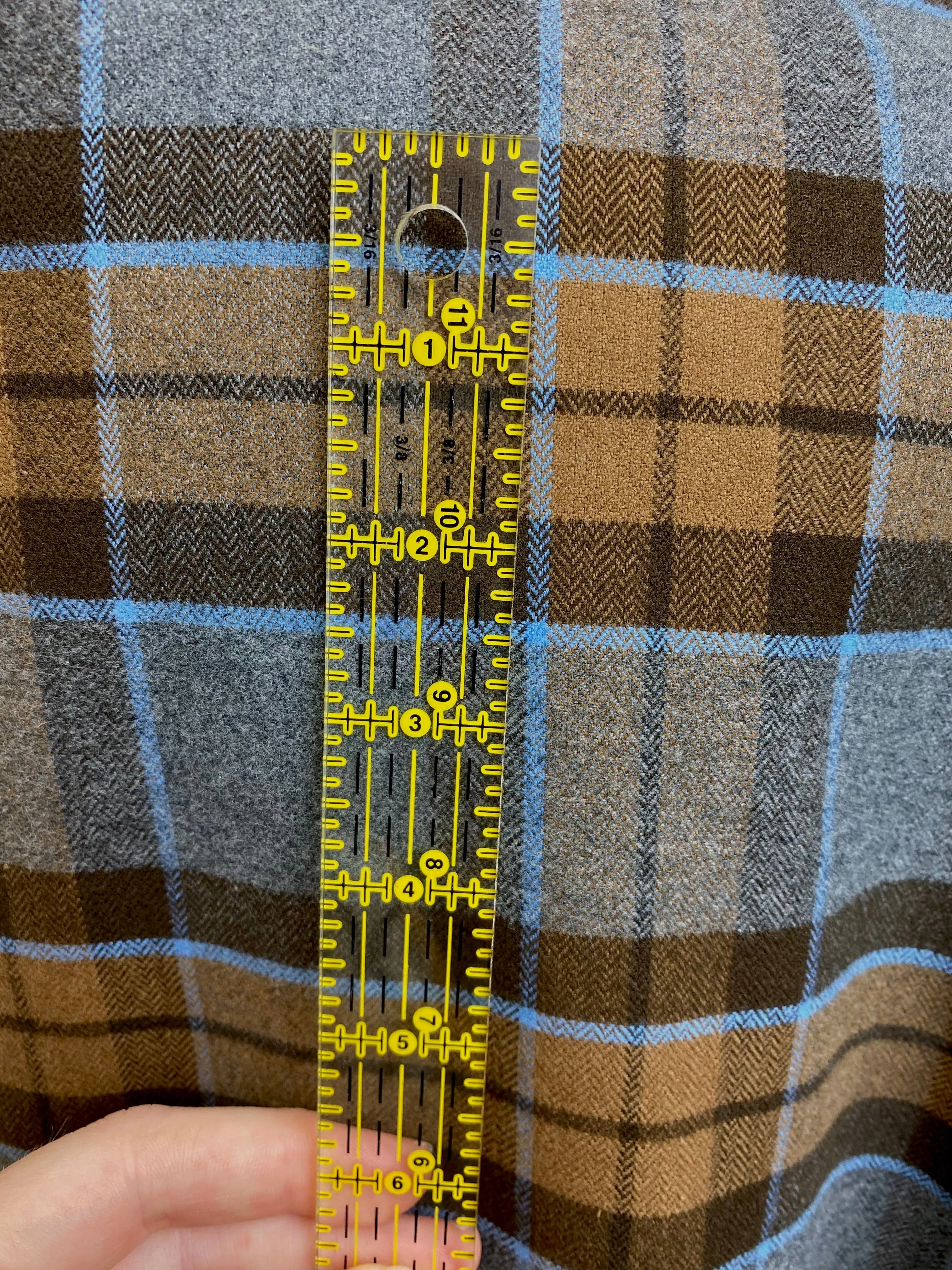 Infinity Scarf - Outlander Clan MacKenzie Inspired Gray, Brown and Light Blue Cotton Flannel