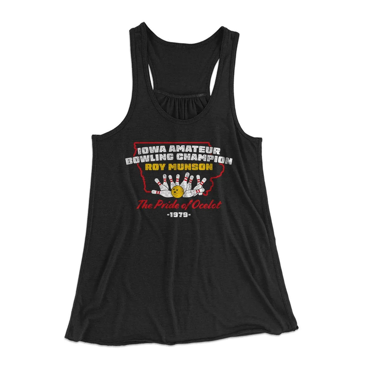 Iowa Amateur Bowling Champion Women's Flowey Tank Top