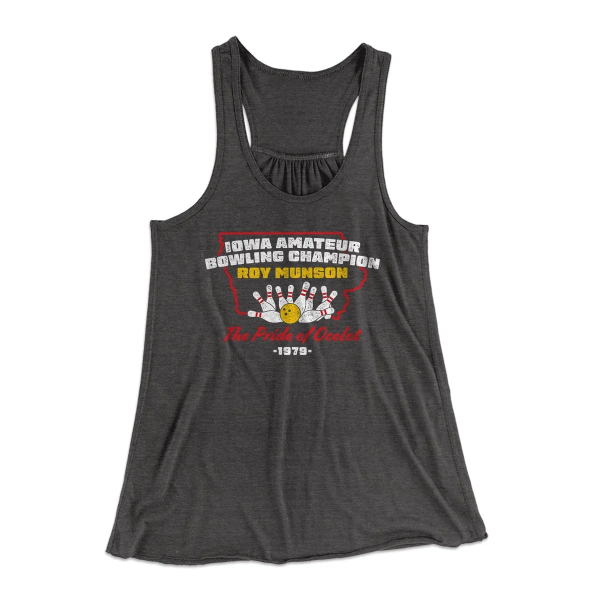 Iowa Amateur Bowling Champion Women's Flowey Tank Top