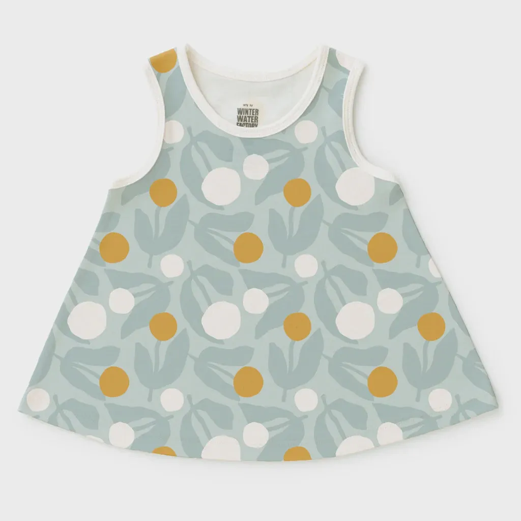 Iris Baby Tunic - Dahlias