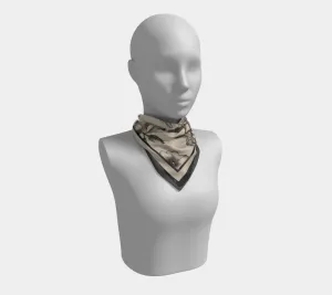 Ivory Floral Scarf