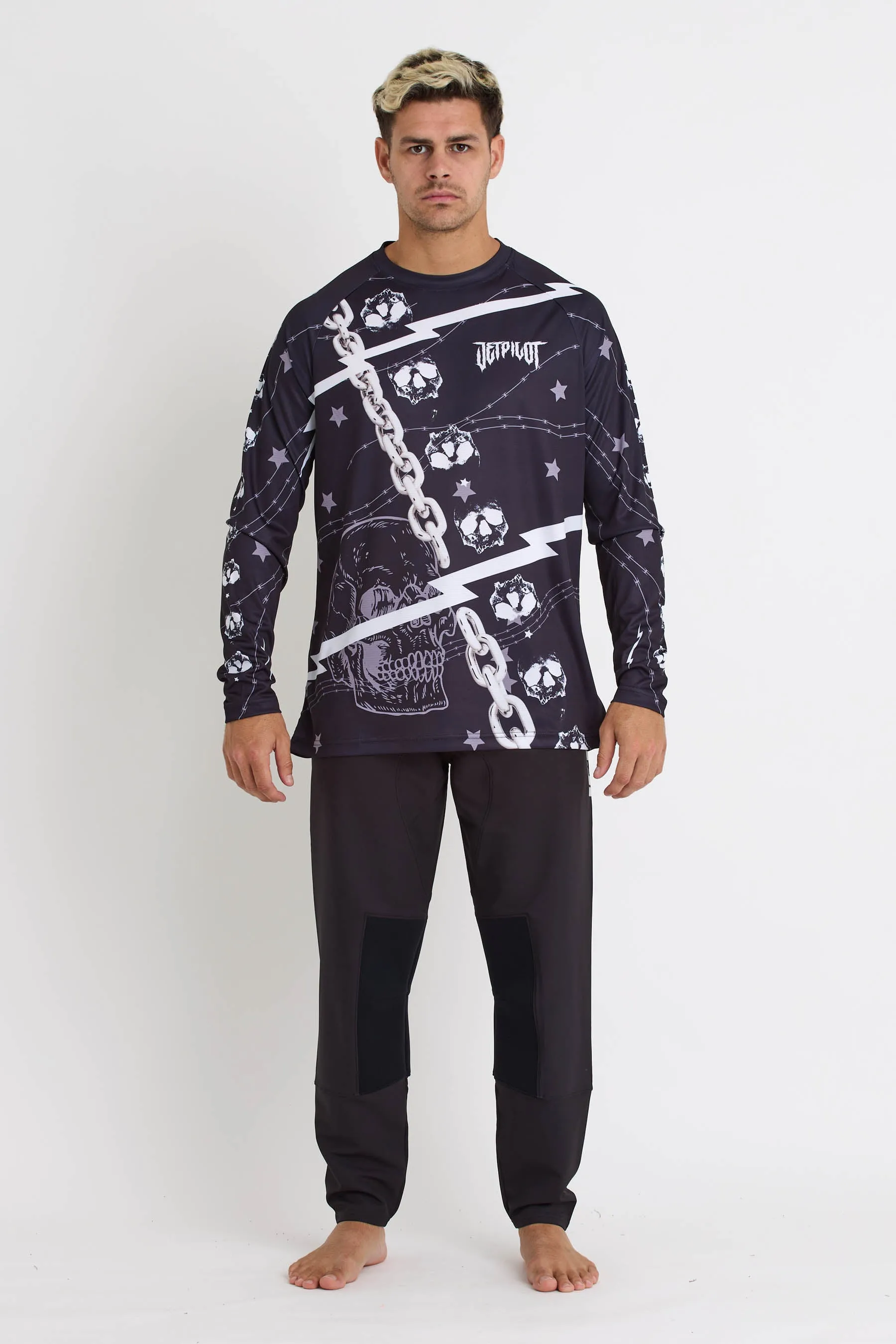 Jetpilot Thrillseekeer Jersey - Black