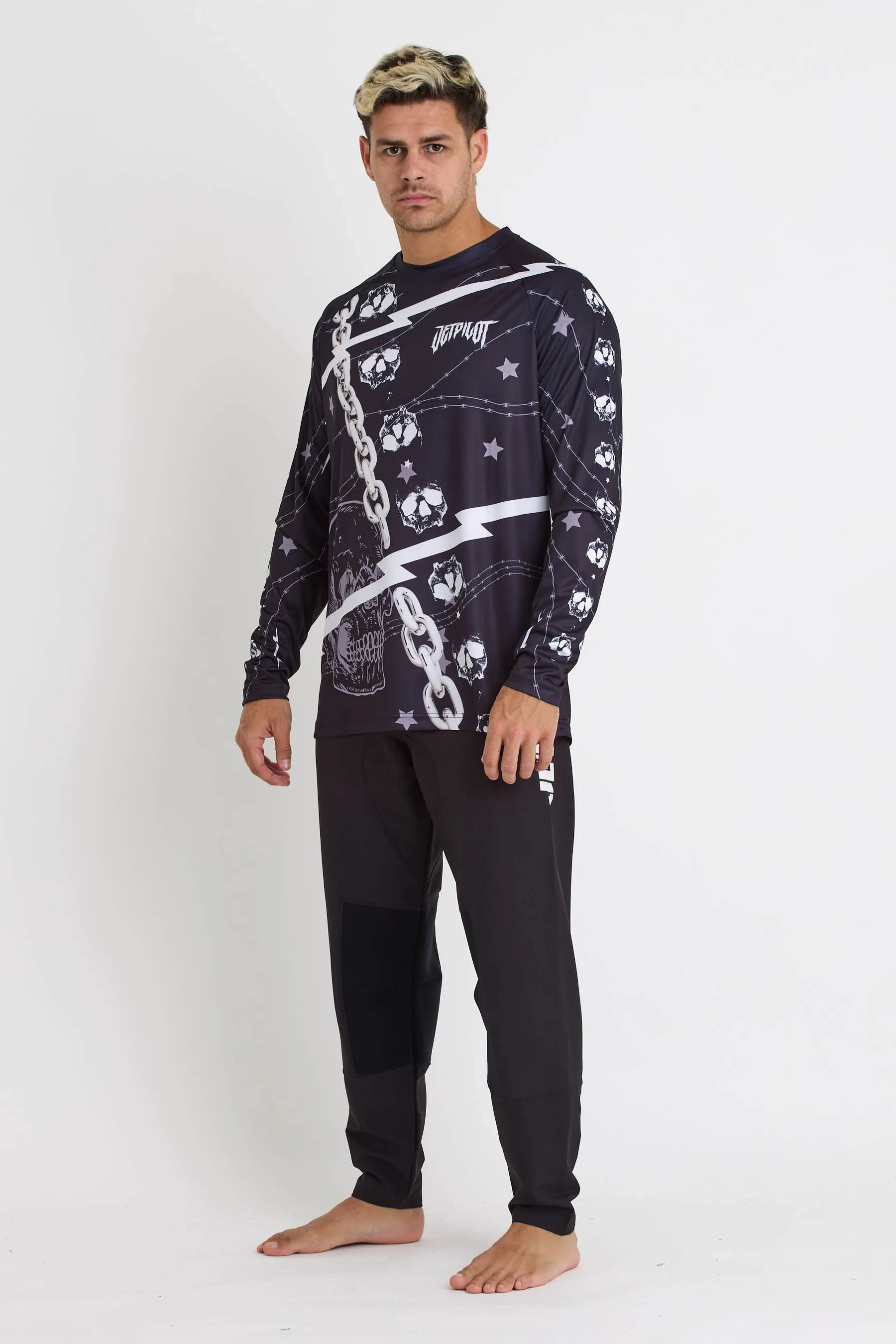 Jetpilot Thrillseekeer Jersey - Black