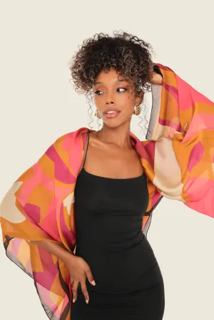 Kaleidoscope Oversized Square Scarf