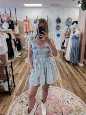 Kari Denim Romper