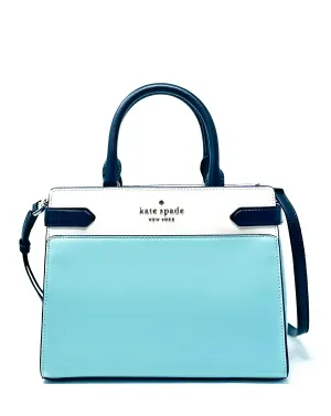 Kate Spade Staci Medium Top Zip Satchel Crossbody Poolside Multi