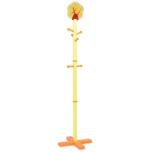 Kid's Coat Rack Garment Rack with 6 Hooks