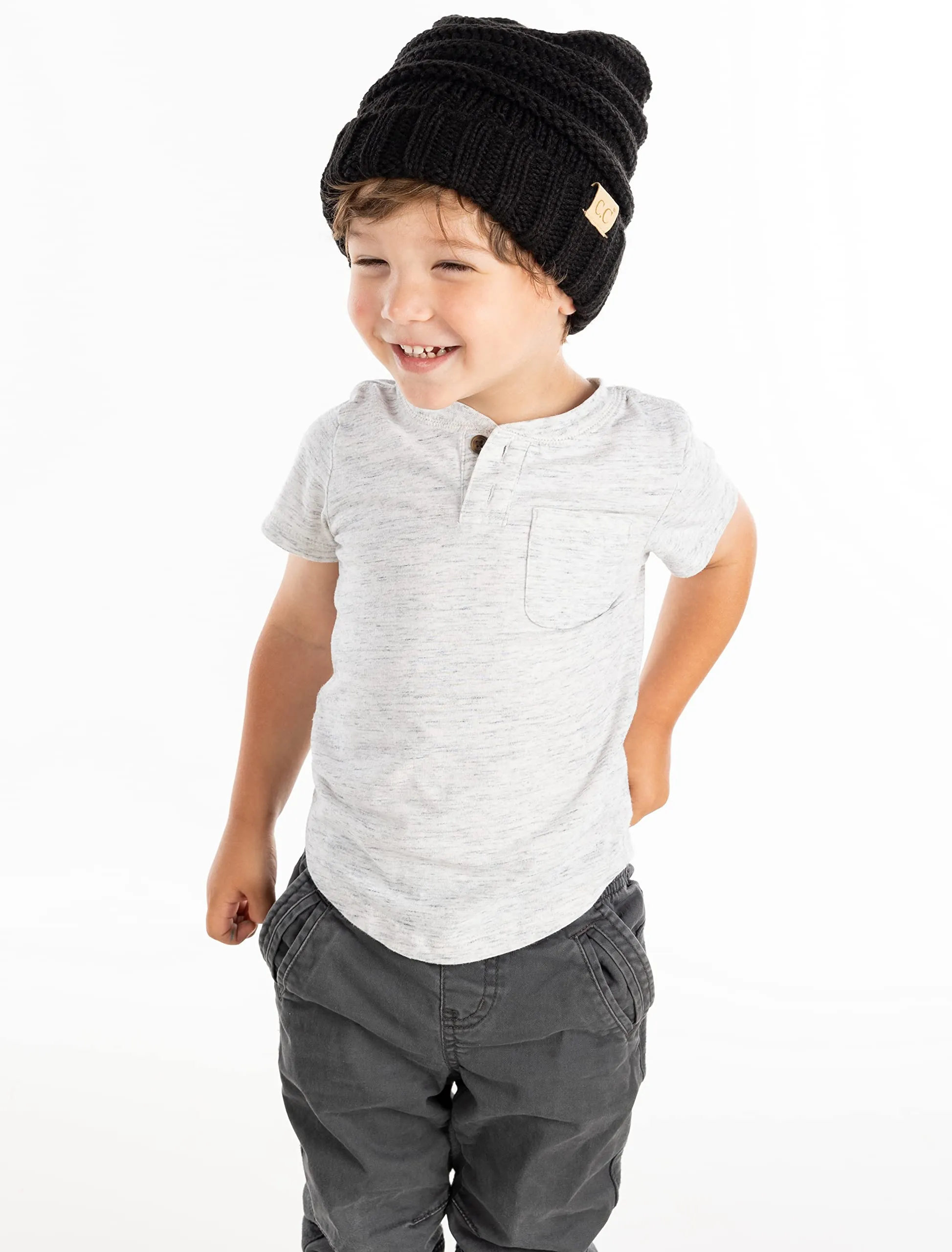 Kids Oversized Slouchy Beanies