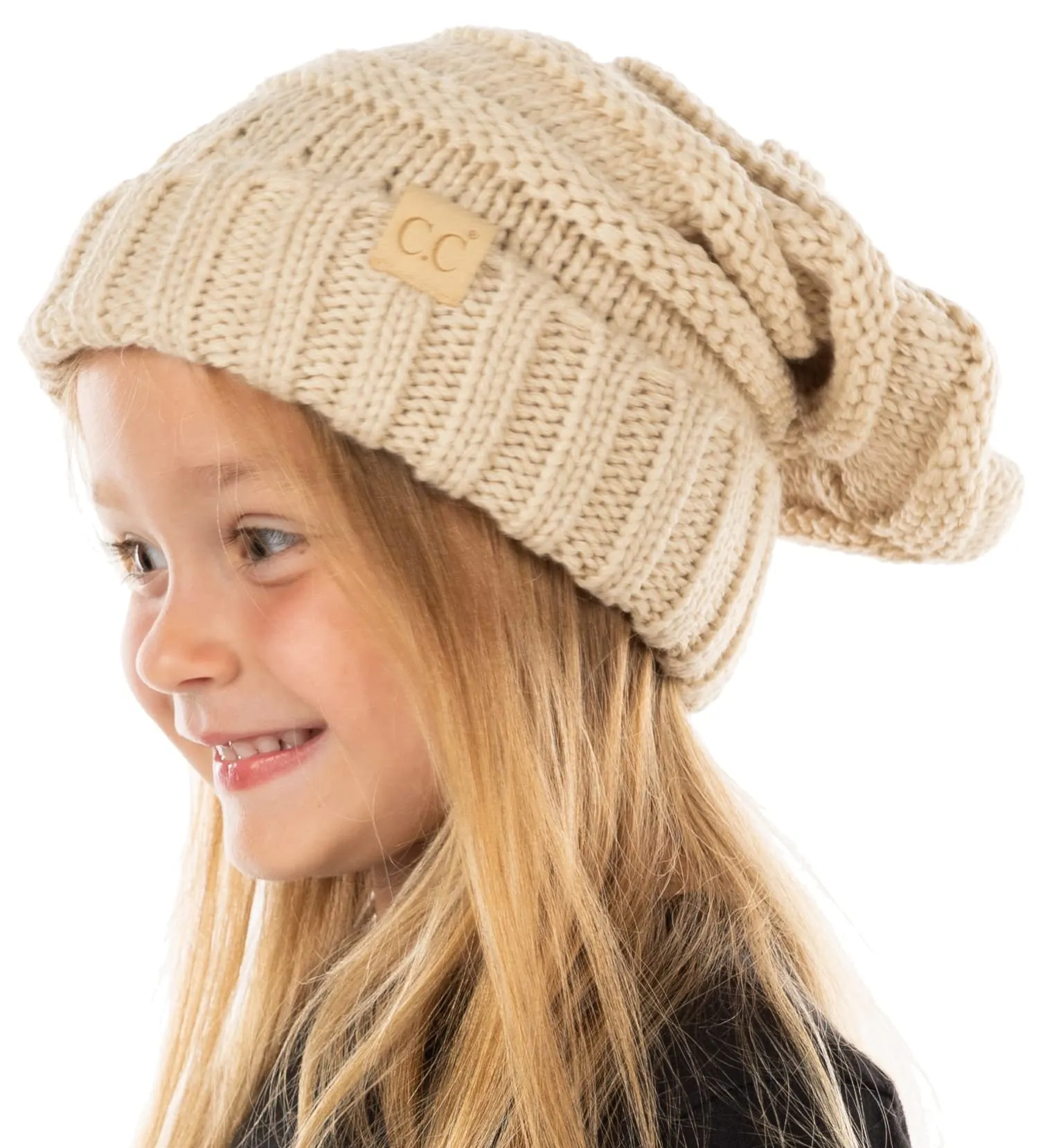 Kids Oversized Slouchy Beanies