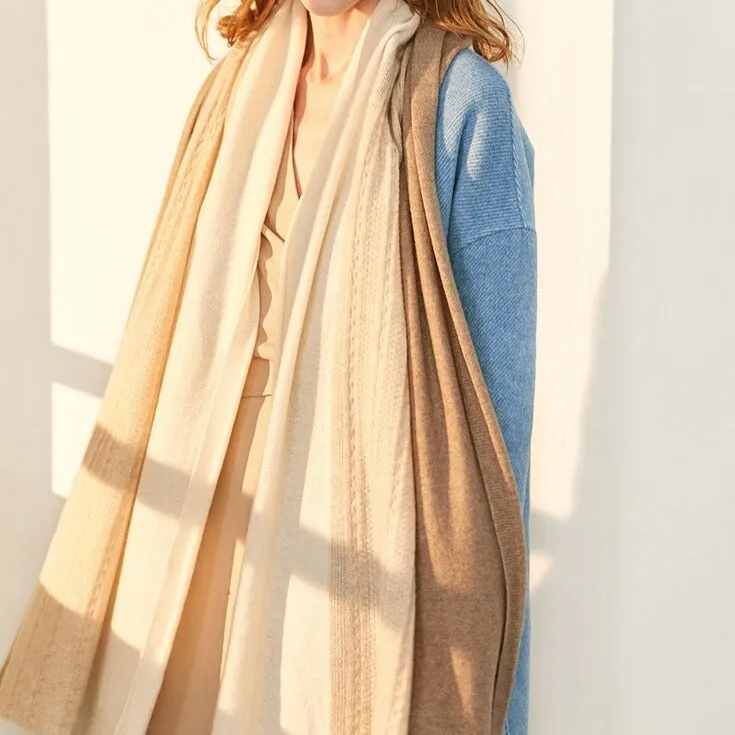 Knitted Cashmere Scarf