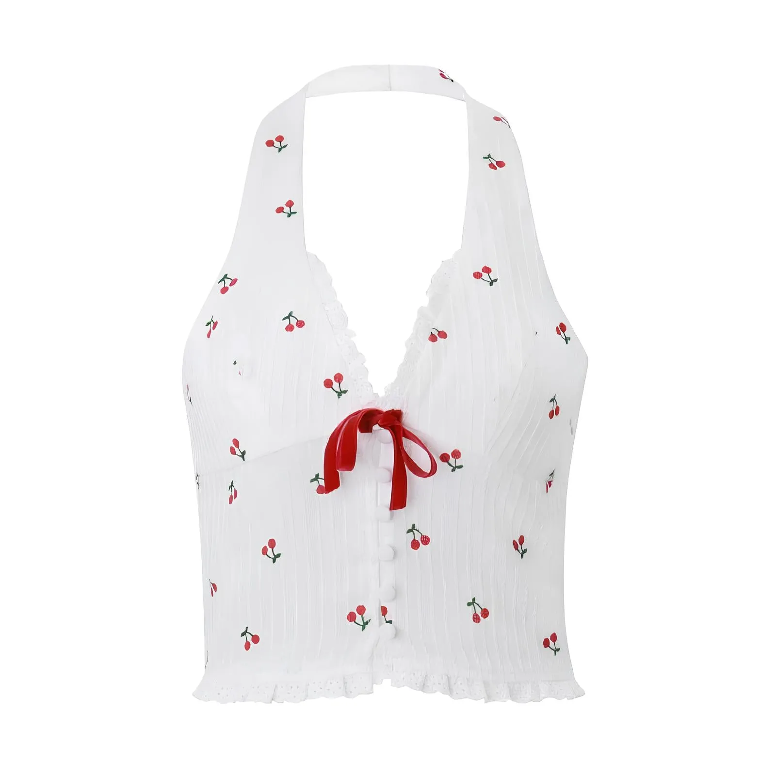 Korean Fashion Print Halter Camis – The Ultimate Summer Essential