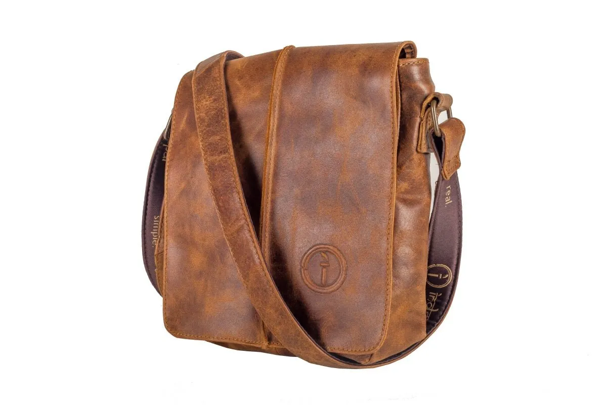 Leather Messenger Bag - Wanderer - Regular