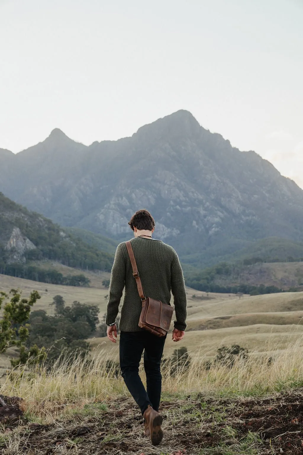 Leather Messenger Bag - Wanderer - Regular