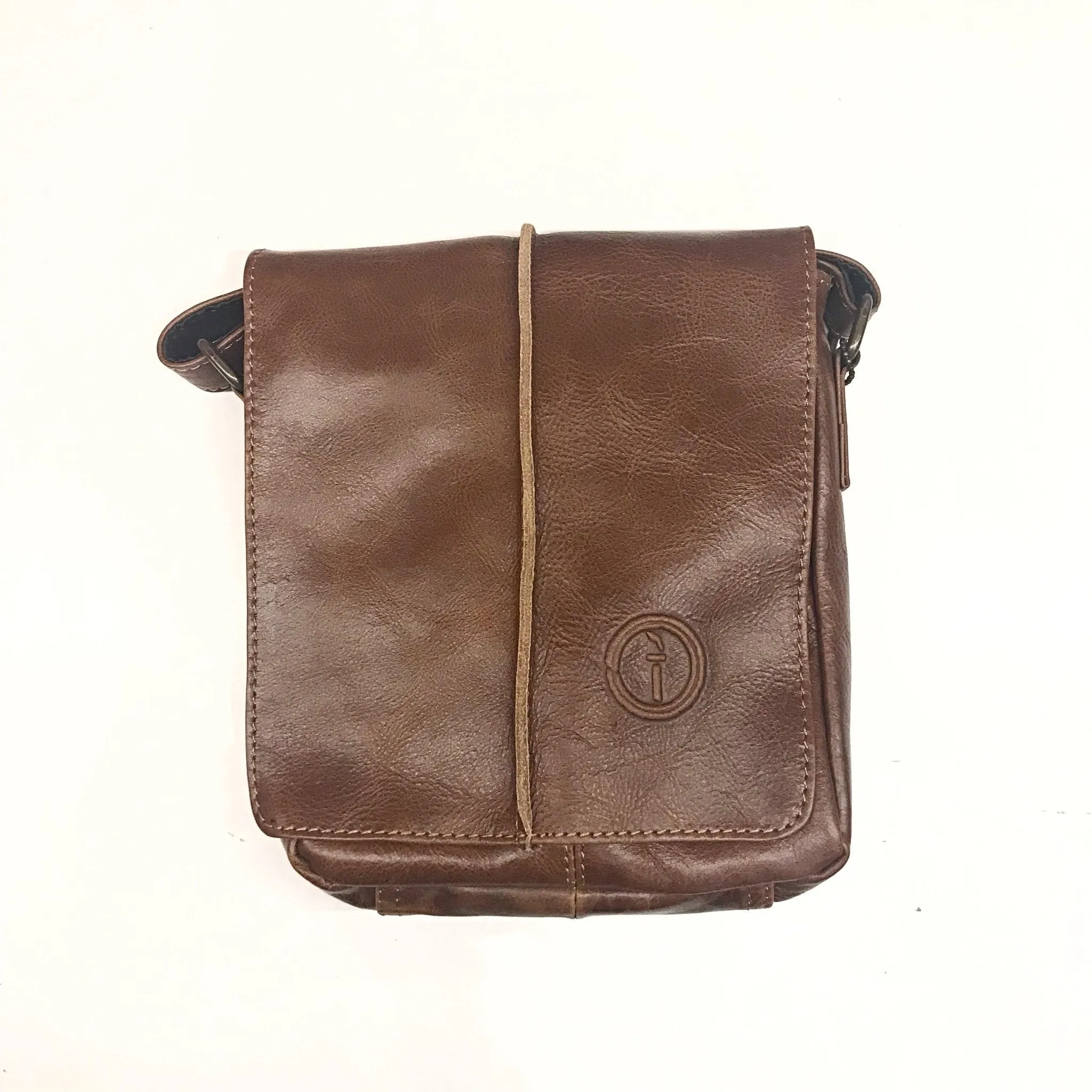 Leather Messenger Bag - Wanderer - Small