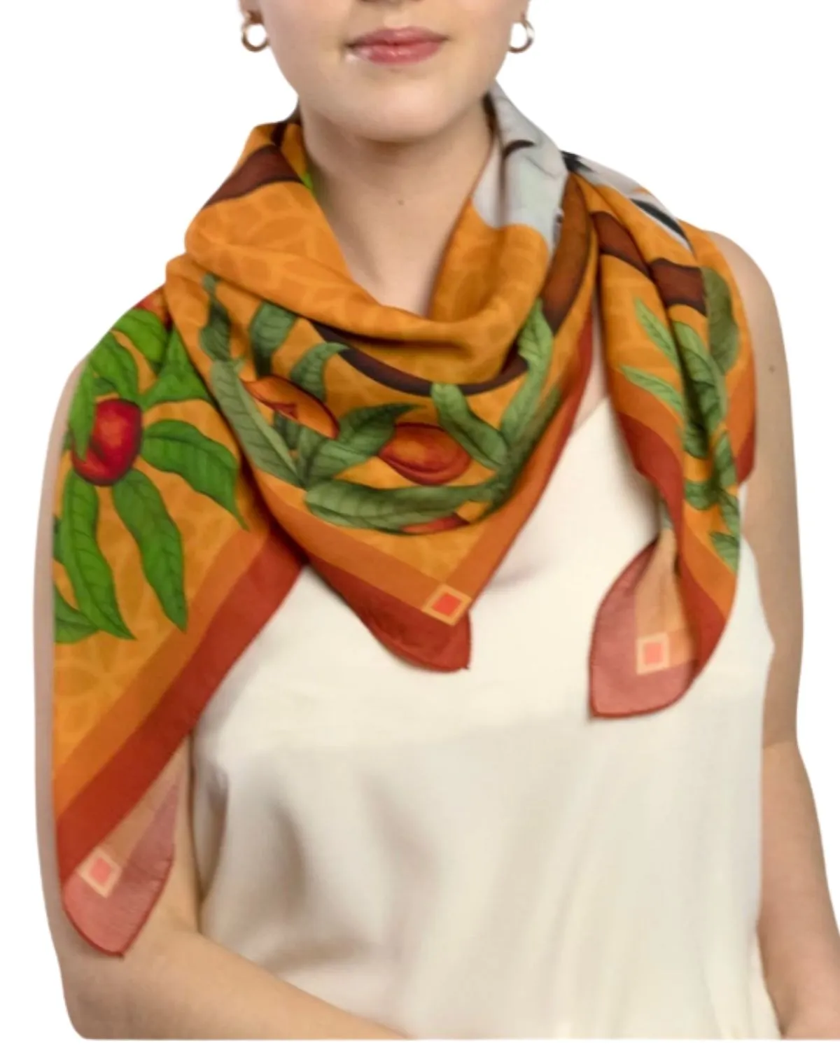 LEMURS OF MADAGASCAR TENCEL SCARF