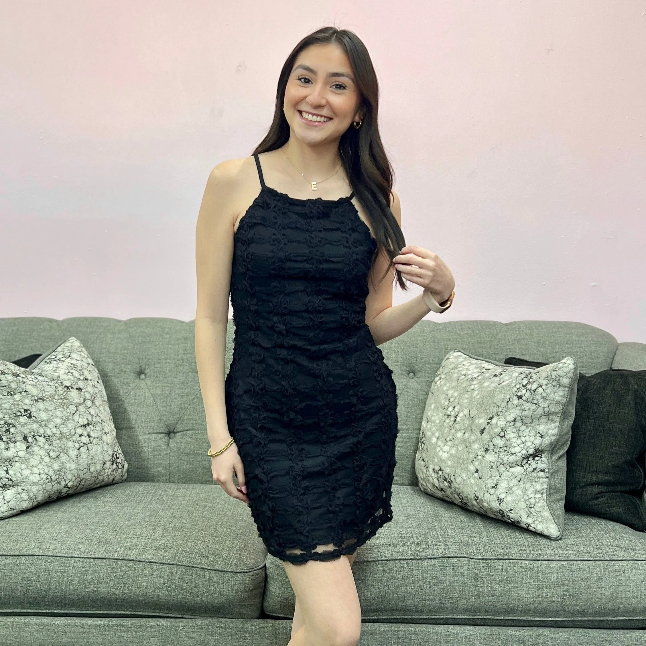 Let's Get Personal Dress - Black