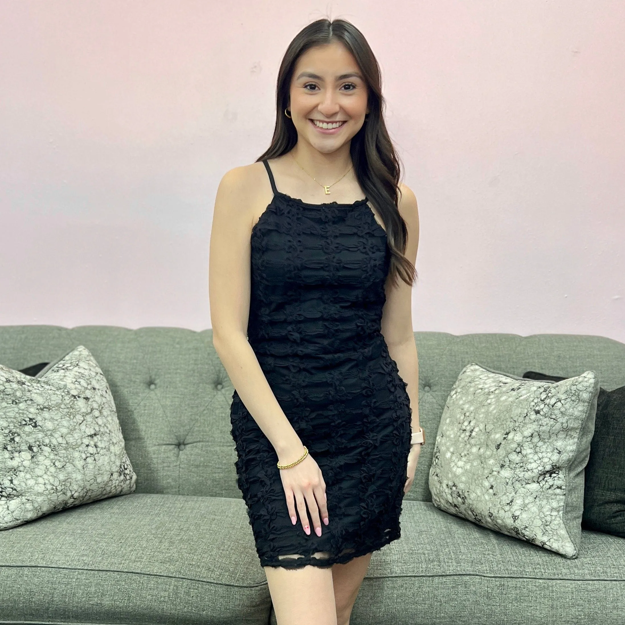 Let's Get Personal Dress - Black