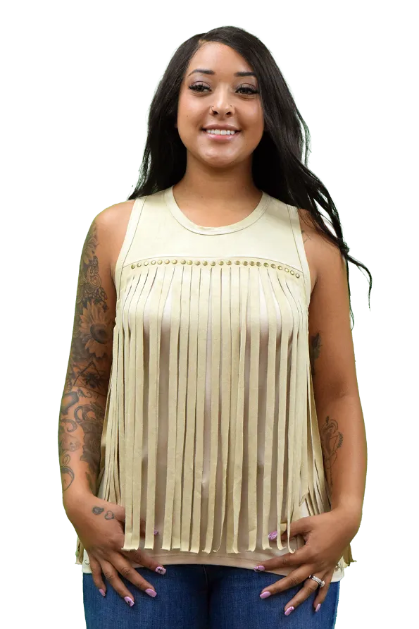 Liberty Wear Collection Tops: Fringe Tank