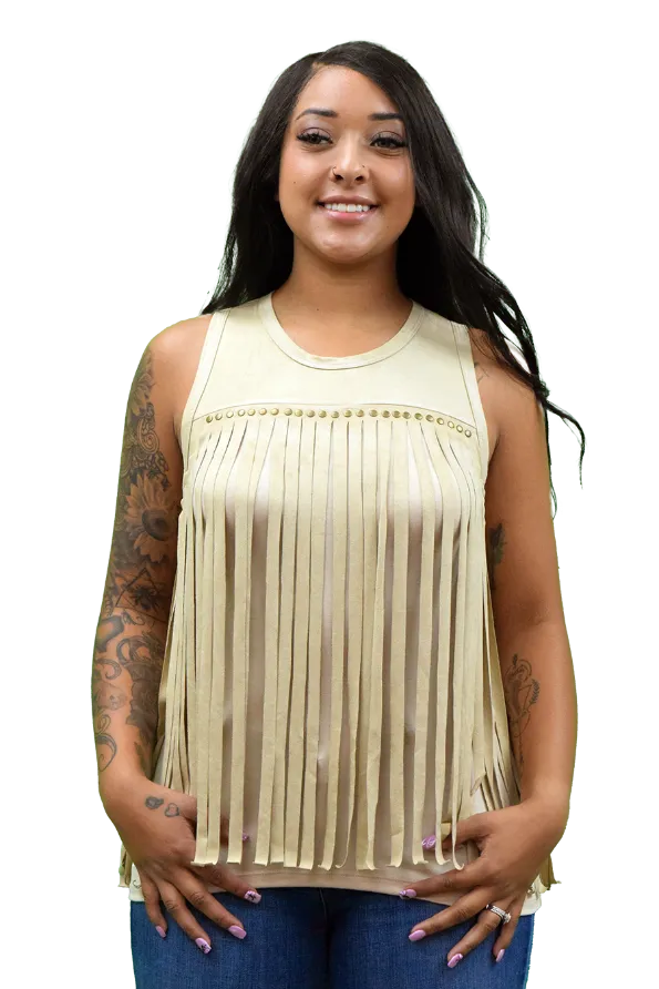 Liberty Wear Collection Tops: Fringe Tank