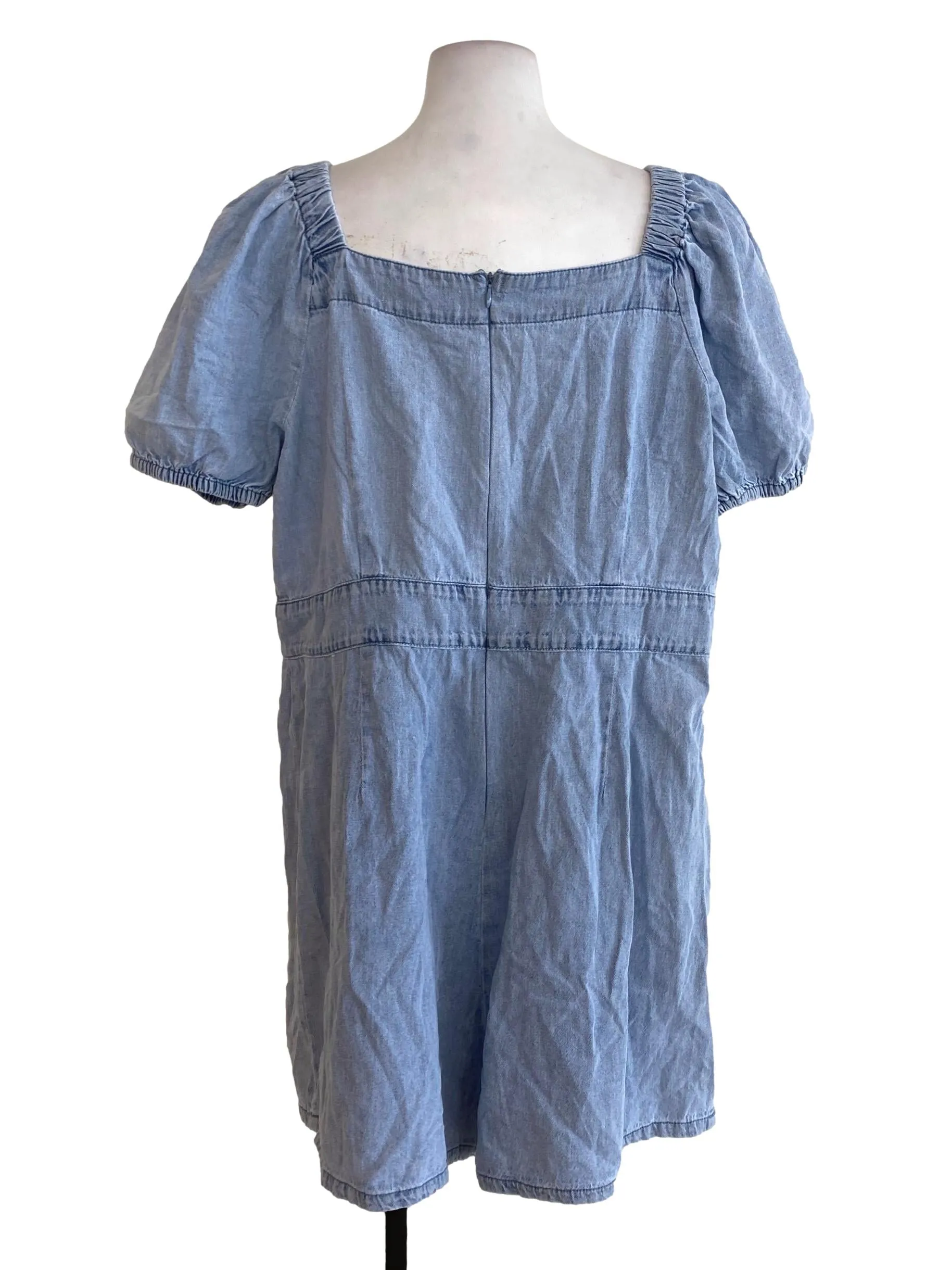 Light Blue Denim Rompers