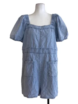 Light Blue Denim Rompers