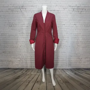 Lily Agent Jacket in Burgundy by Kim Schalk