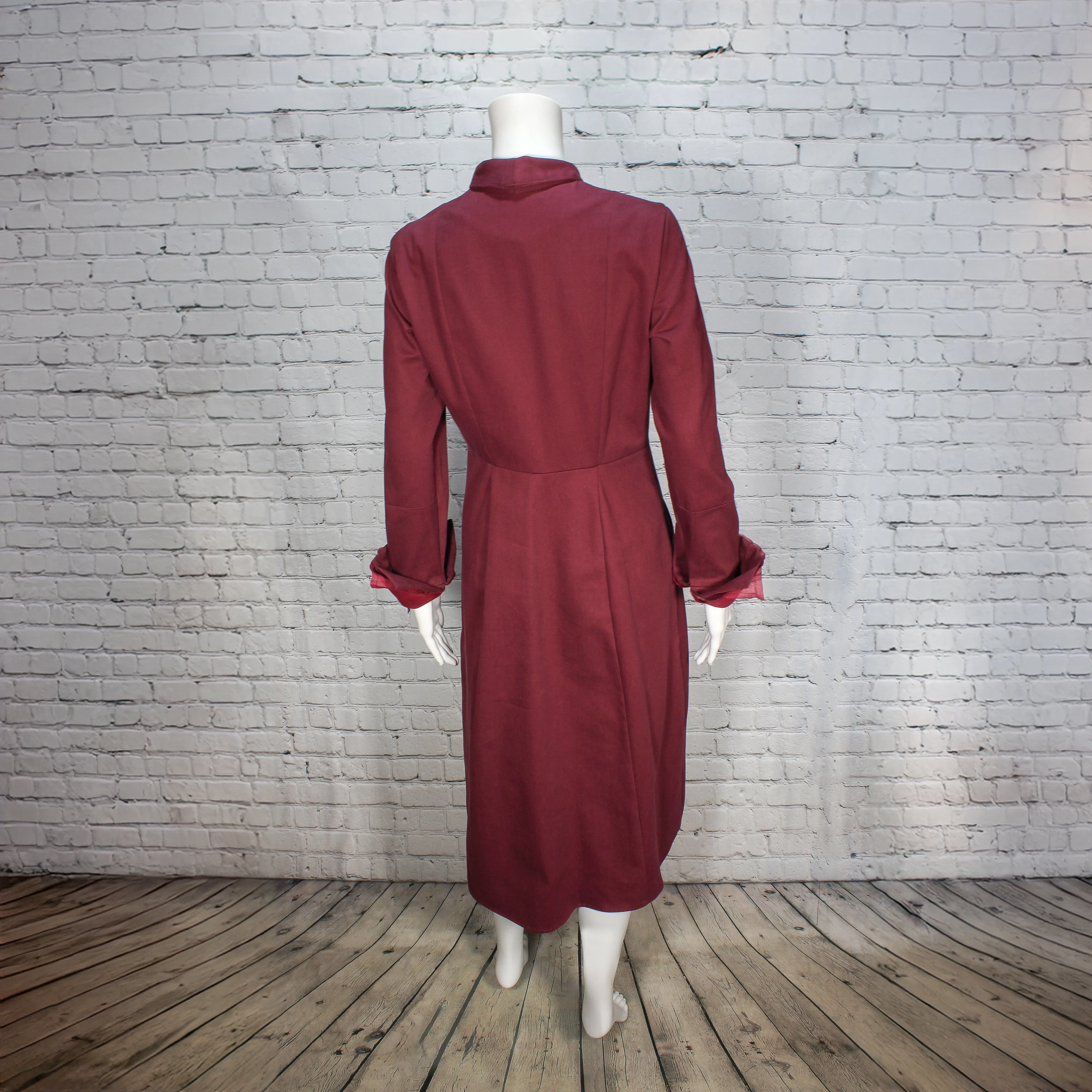 Lily Agent Jacket in Burgundy by Kim Schalk